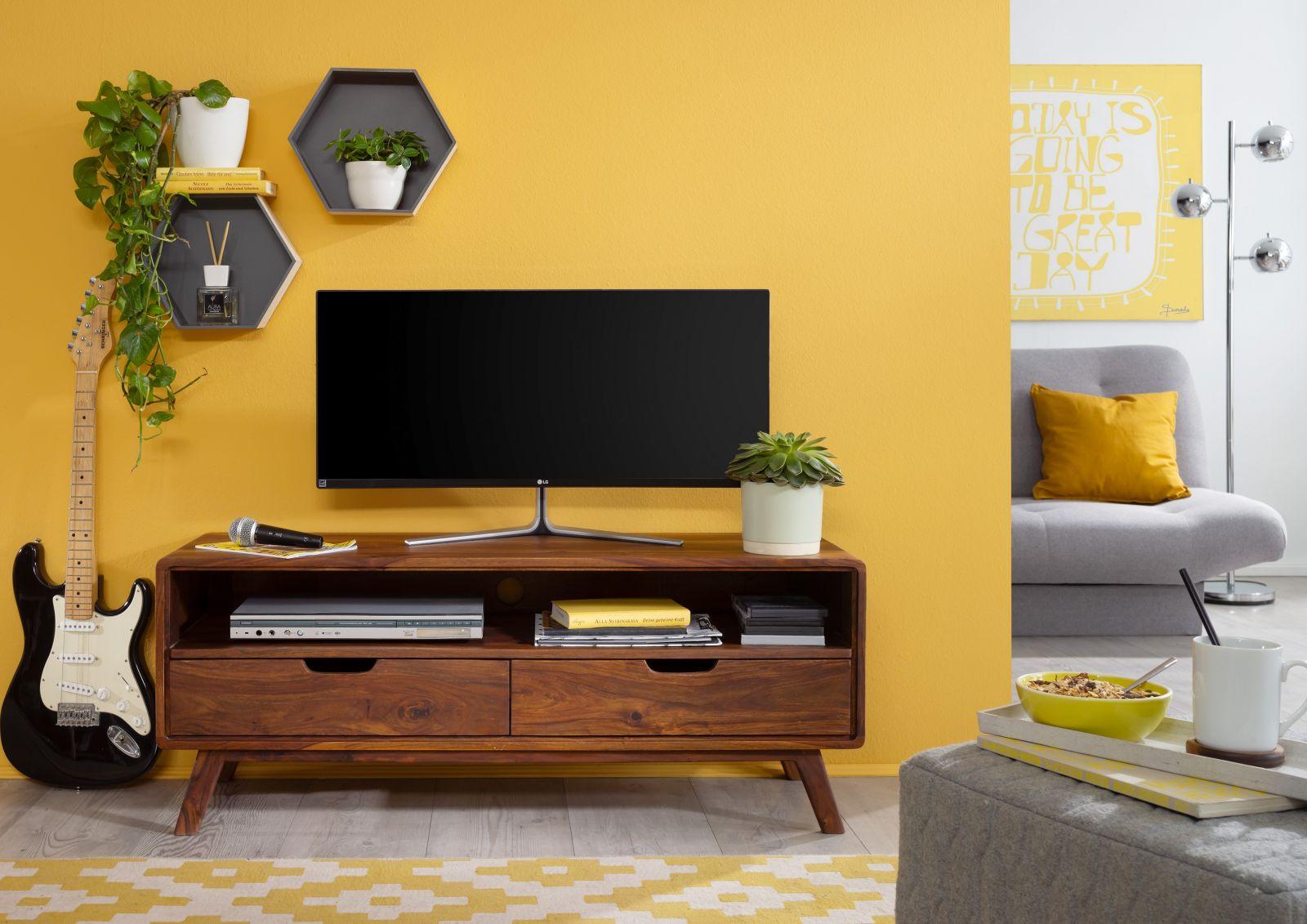 Ummed Modern Sheesham Wood TV Unit #2 - Duraster