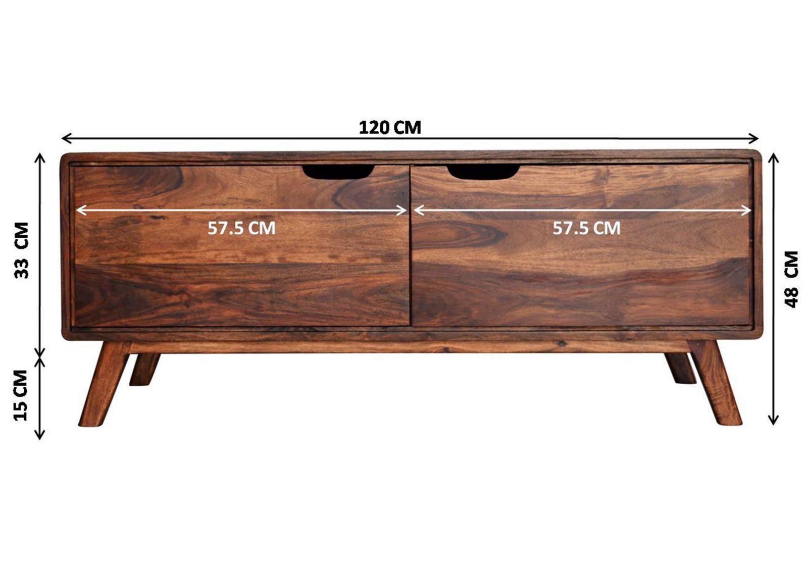 Ummed Modern Sheesham Wood TV Unit #3 - Duraster