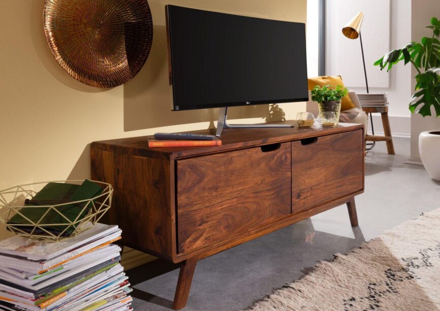 Ummed Modern Sheesham Wood TV Unit #3 - Duraster