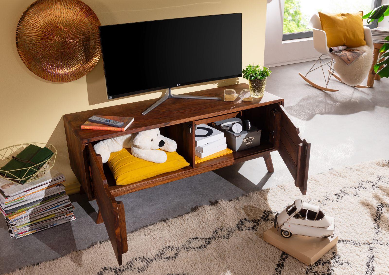 Ummed Modern Sheesham Wood TV Unit #3 - Duraster