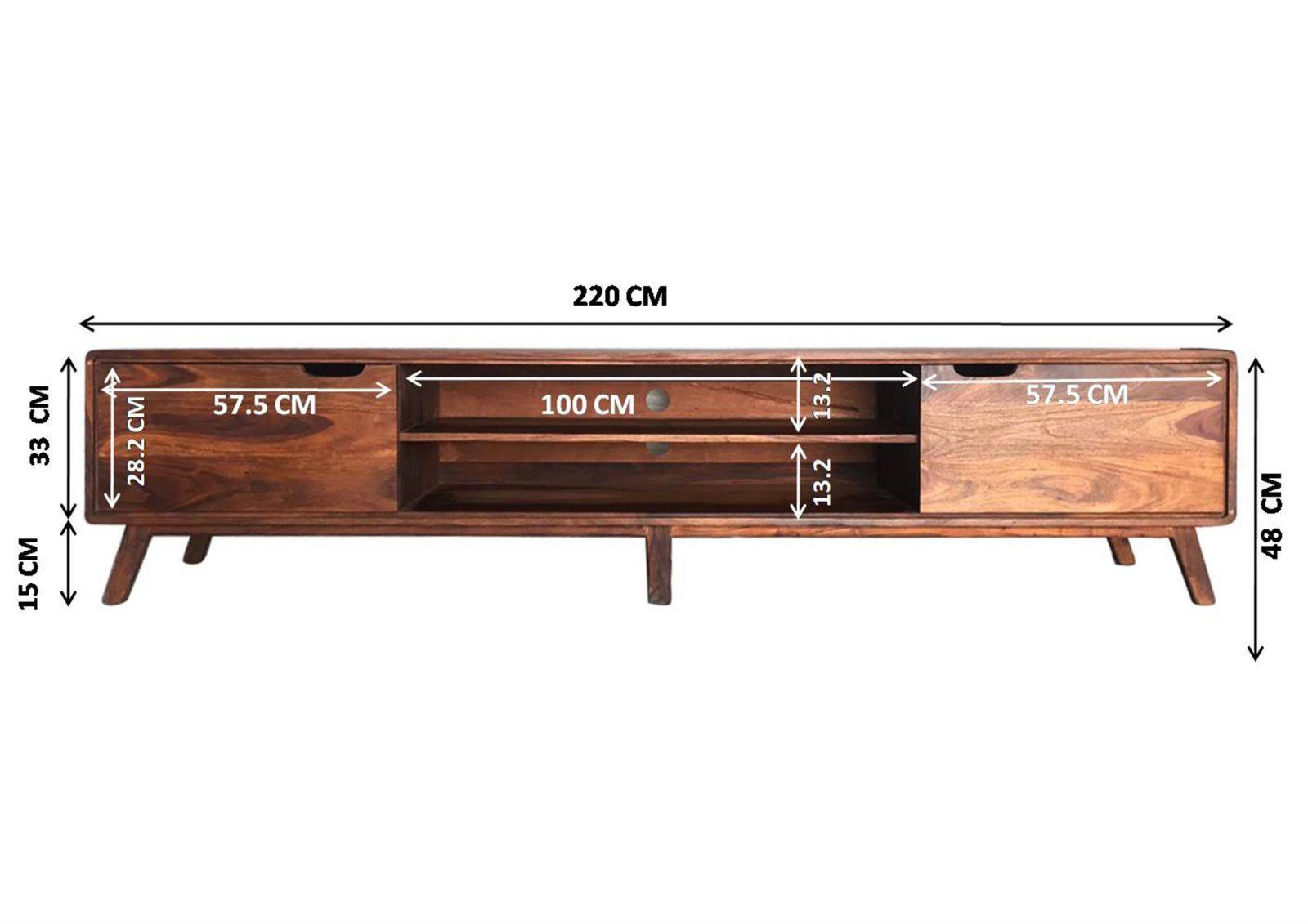 Ummed Modern Sheesham Wood TV Unit #10 - Duraster