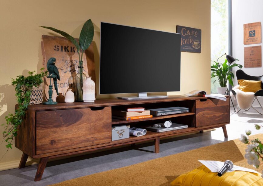 Ummed Modern Sheesham Wood TV Unit #10 - Duraster