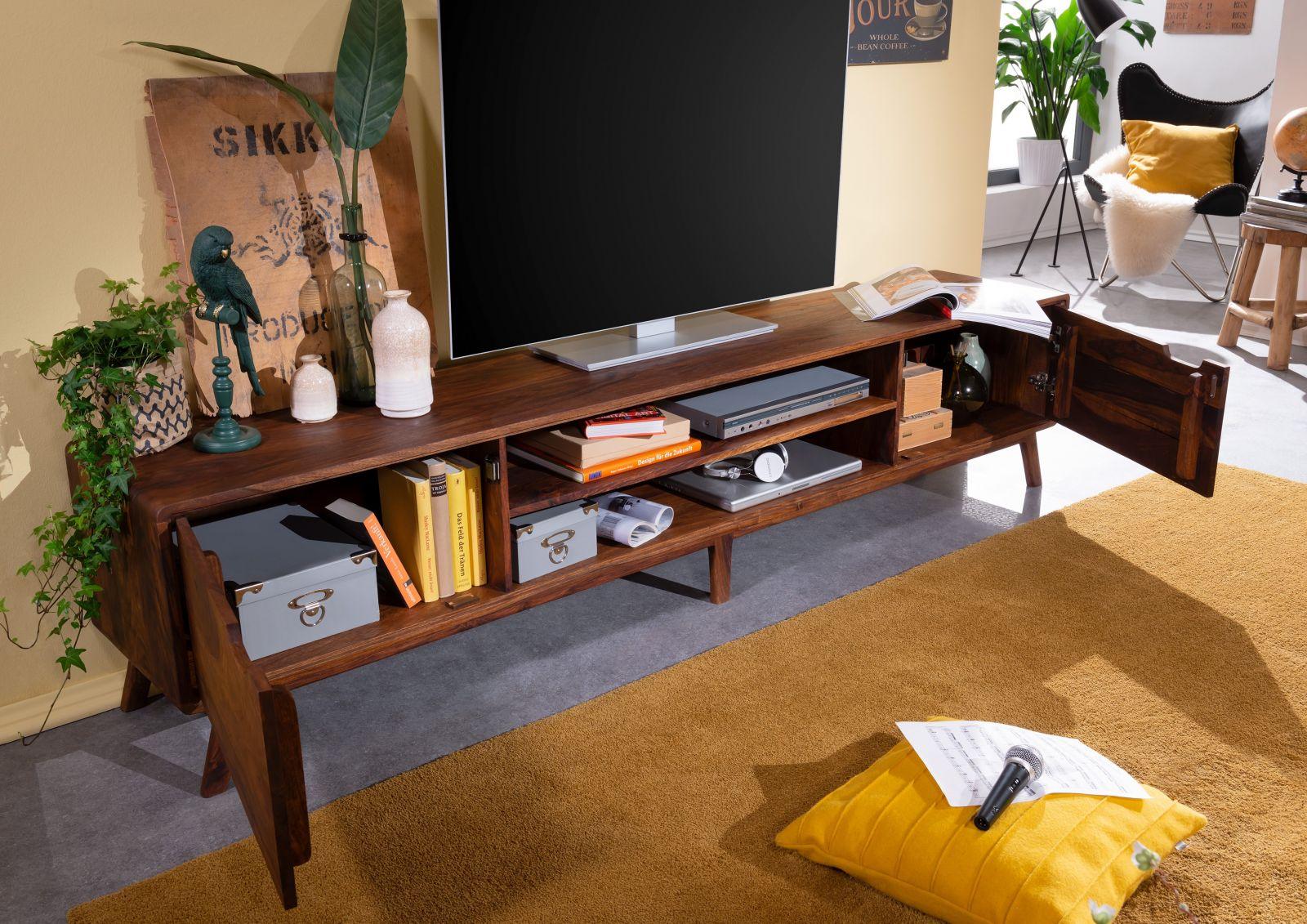 Ummed Modern Sheesham Wood TV Unit #10 - Duraster