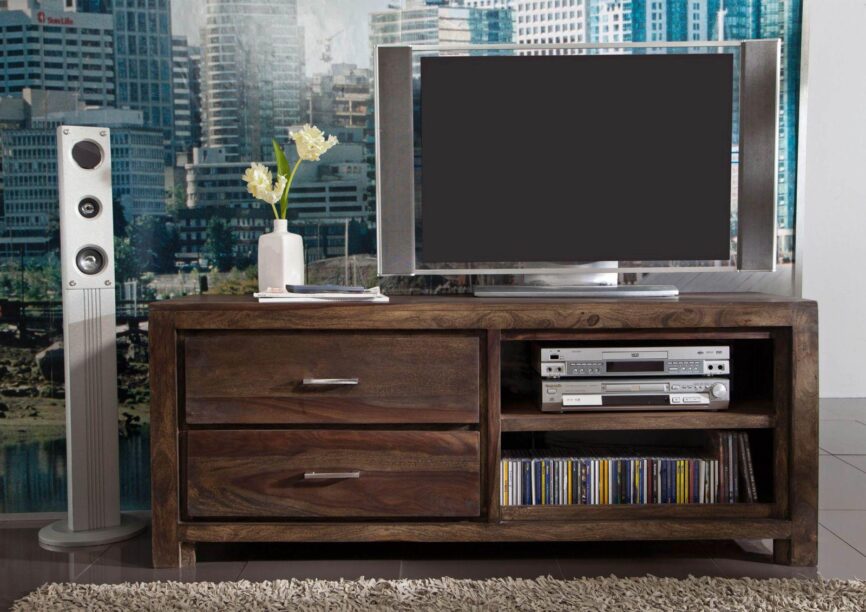 Gangaur Featured Sheesham TV Unit #2 - Duraster