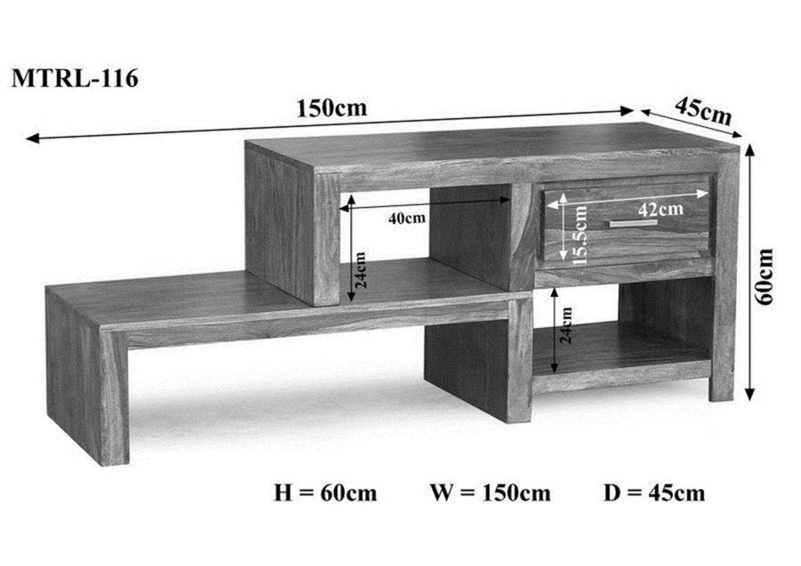 Gangaur Cool Sheesham TV Unit #1 - Duraster