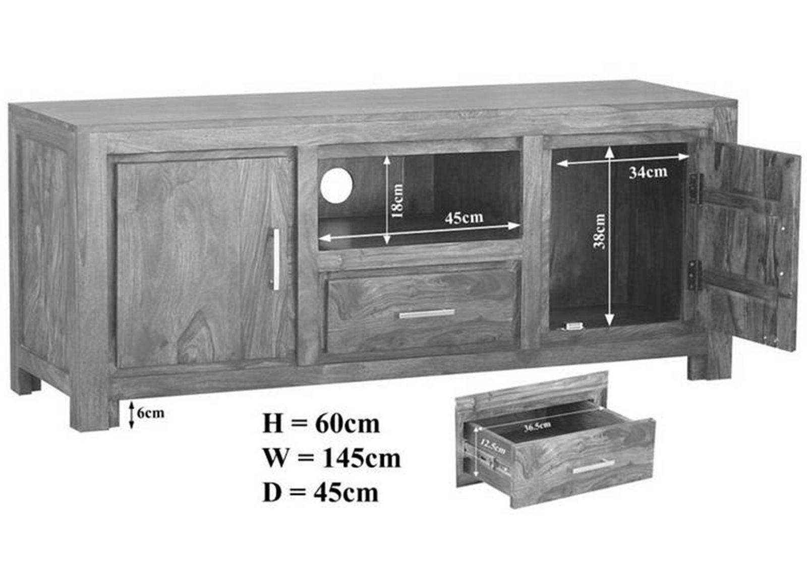 Gangaur Fine Sheesham TV Unit #3 - Duraster