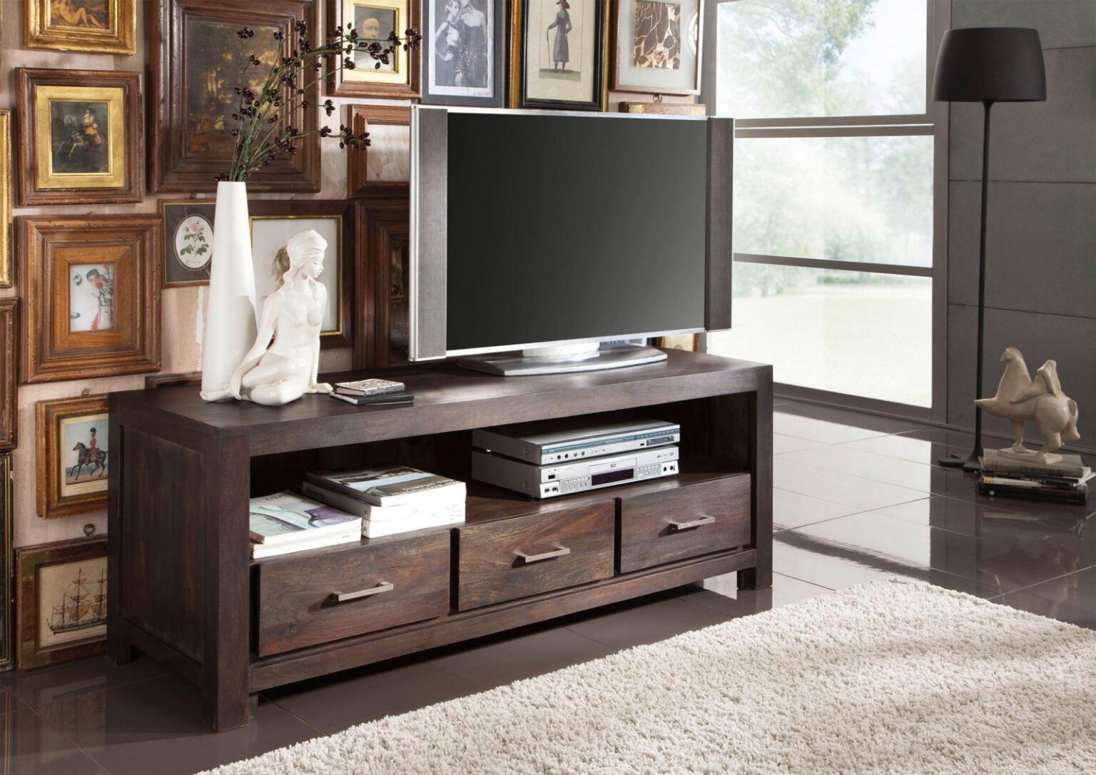 Gangaur New-look Sheesham TV Unit #4 - Duraster