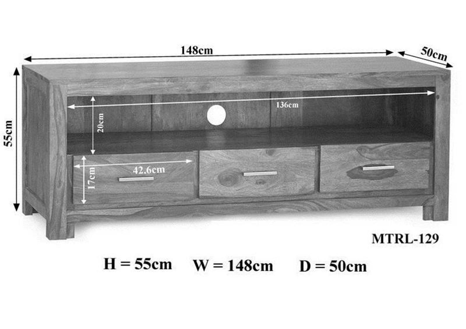 Gangaur New-look Sheesham TV Unit #4 - Duraster