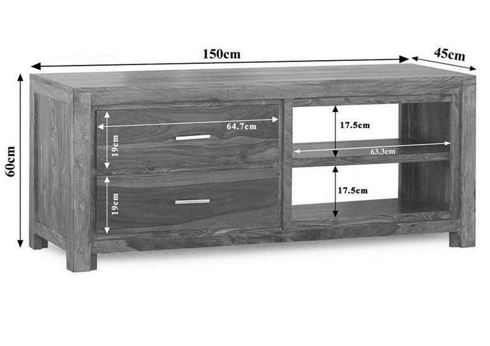 Metro Elegant Sheesham TV board #2 - Duraster