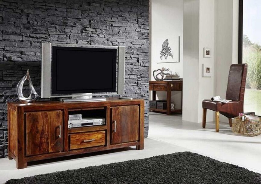 Metro New-edge Sheesham TV board #5 - Duraster