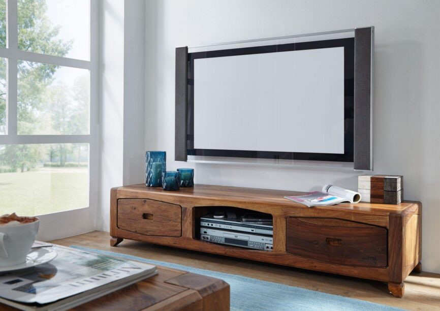 Urbane Sheesham Modernly Compact TV Unit - Duraster