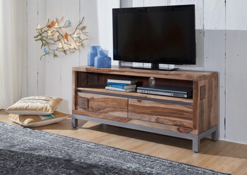 Thar Sheesham Wood Modern TV Unit - Duraster