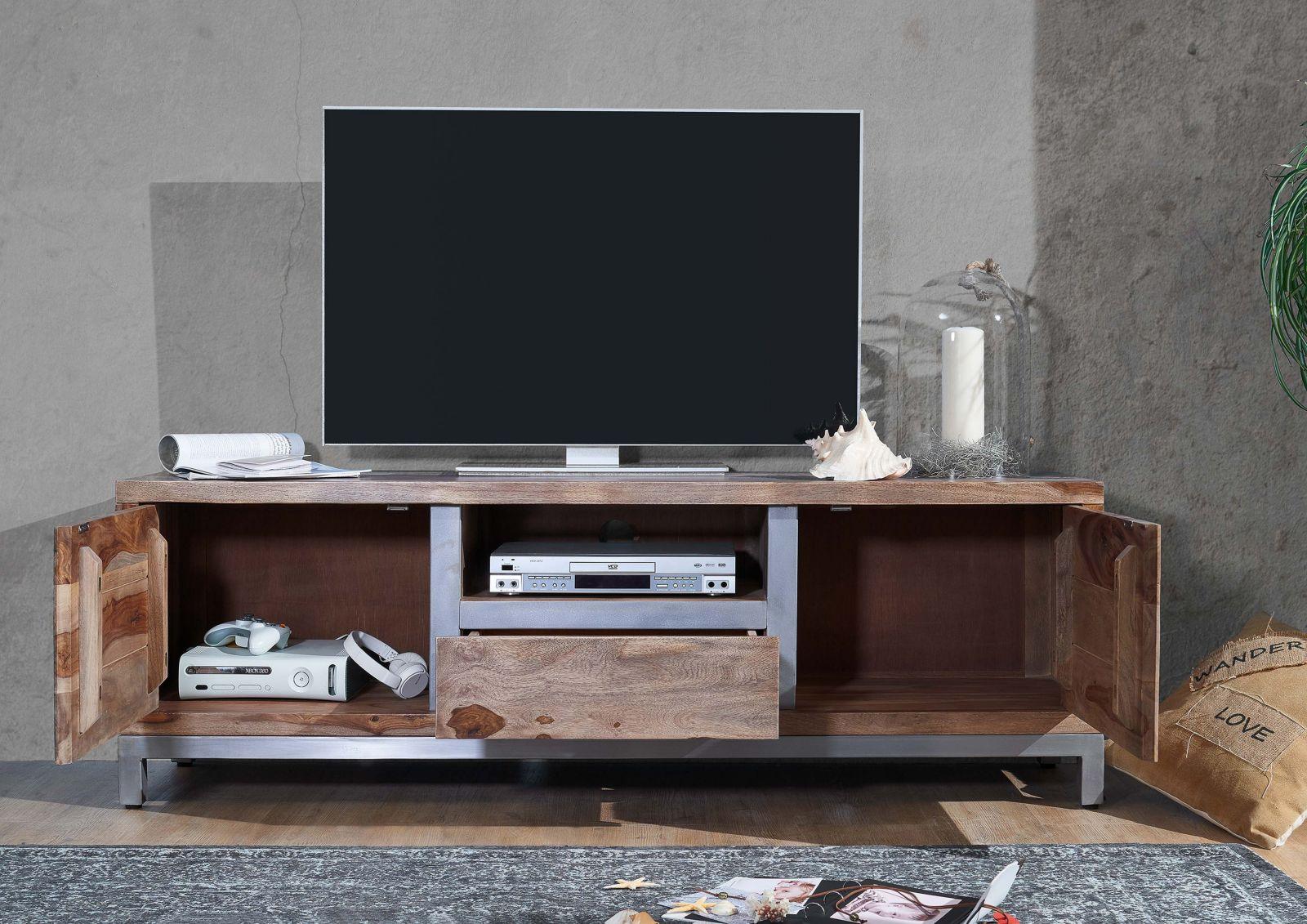 Thar Solid Wood Sheesham Modern TV / Entertainment Unit - Duraster