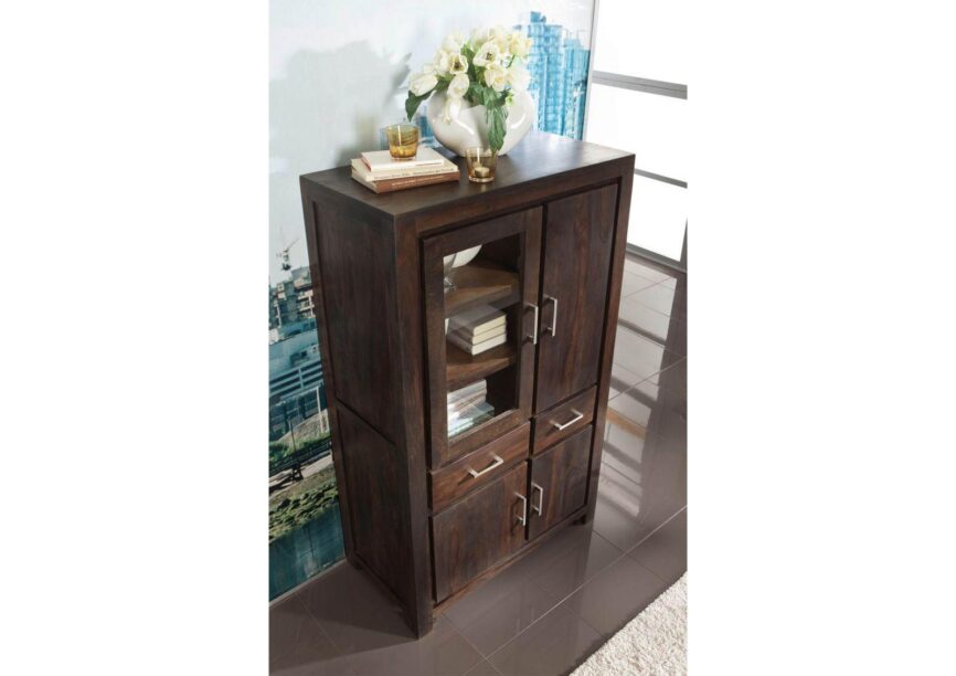 Gangaur Modern Sheesham Display Cabinet #7 - Duraster