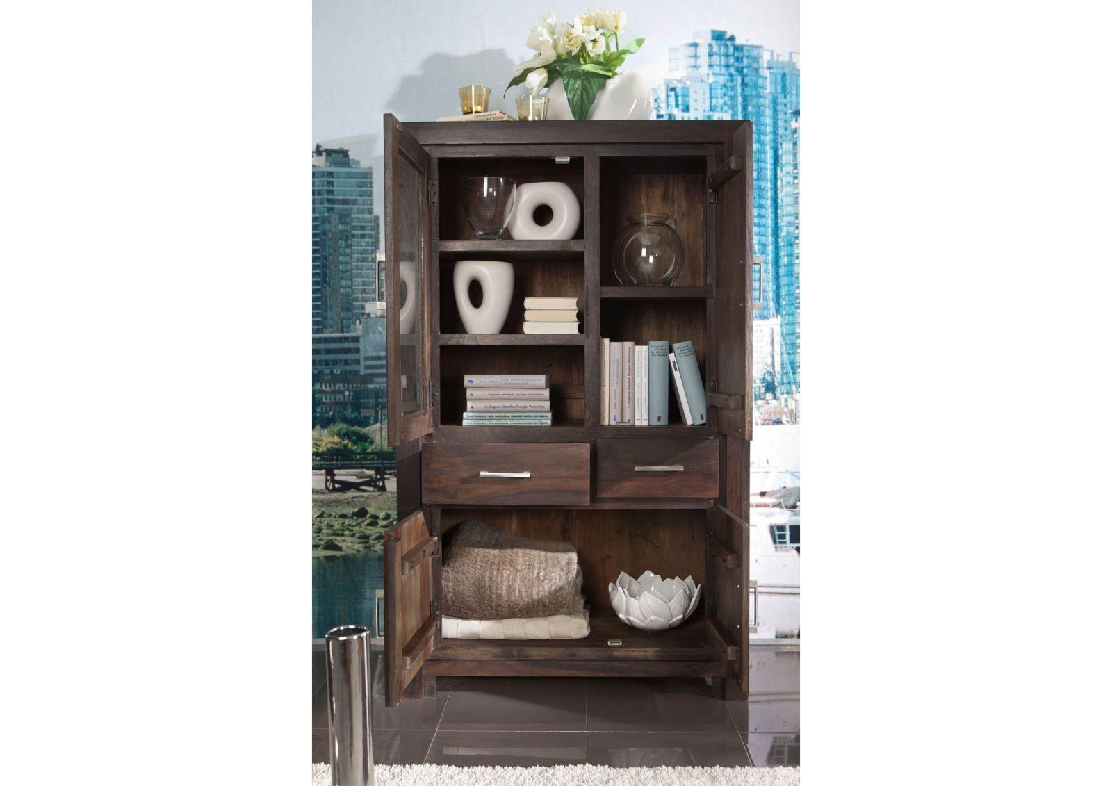 Gangaur Modern Sheesham Display Cabinet #7 - Duraster