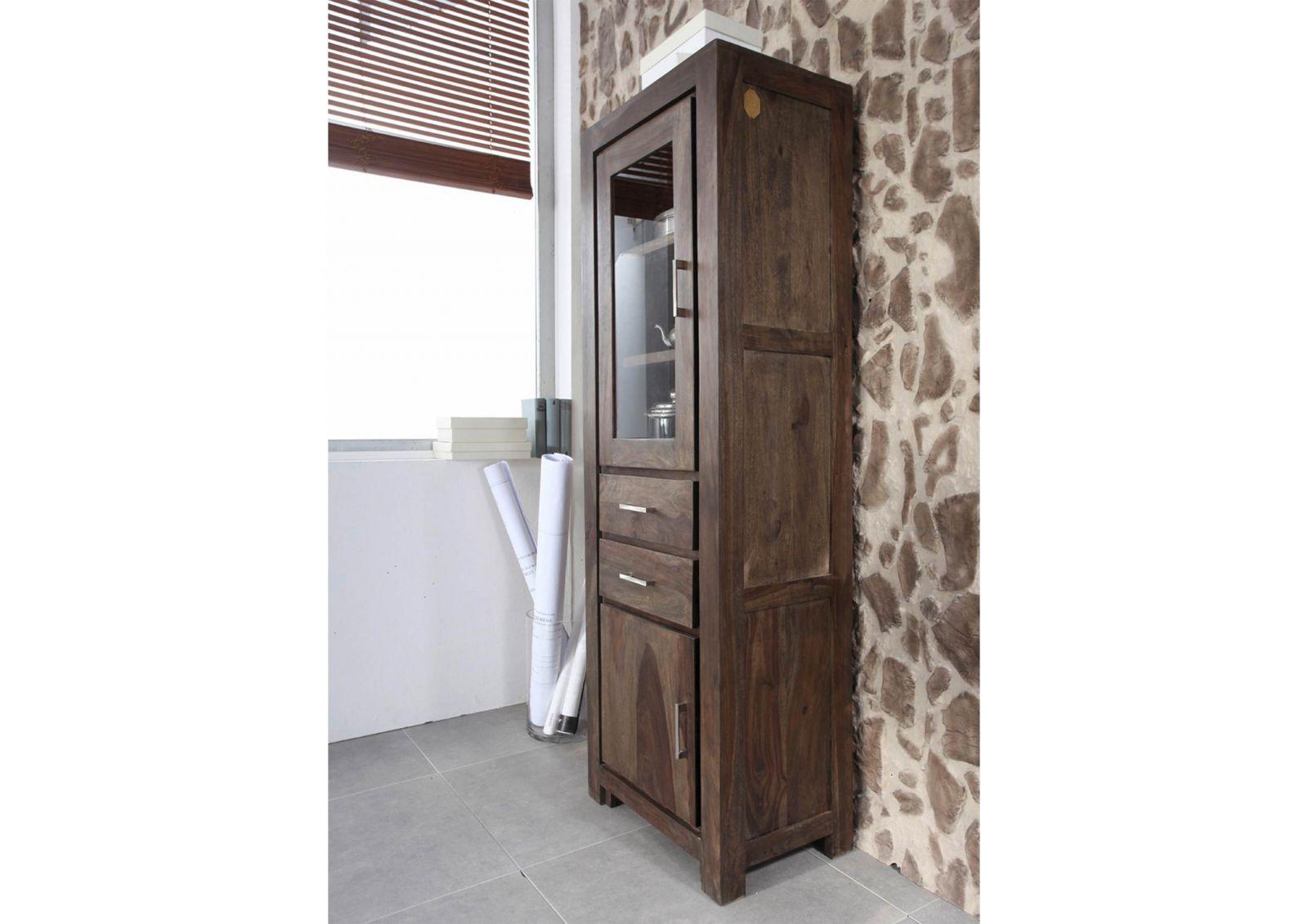Gangaur Compact Sheesham Showcase Display Cabinet #2 - Duraster