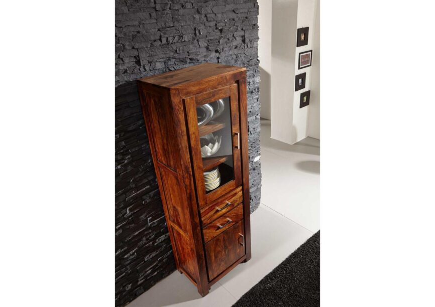 Metro Noble Sheesham Showcase Cabinet #10 - Duraster