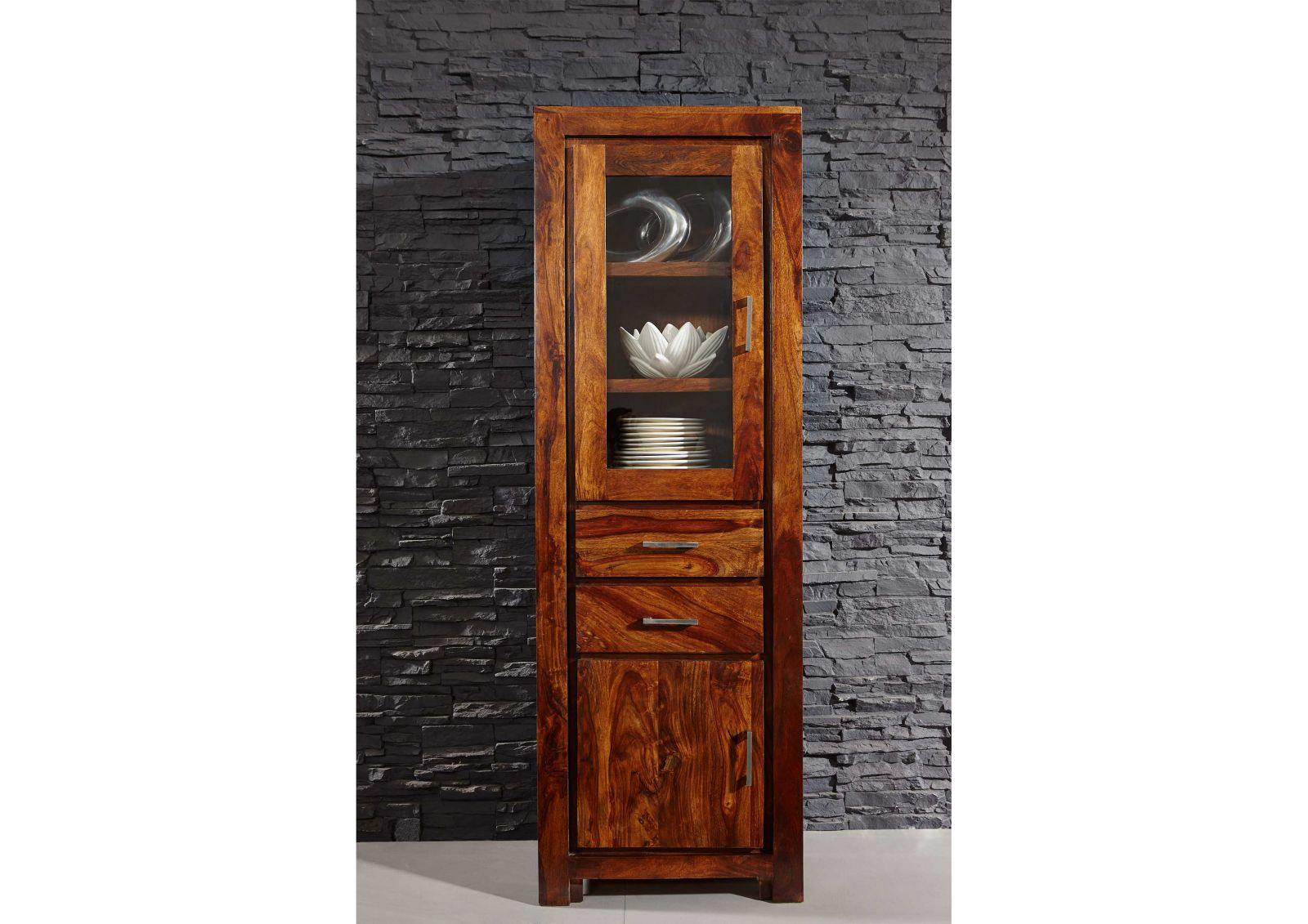 Metro Noble Sheesham Showcase Cabinet #10 - Duraster