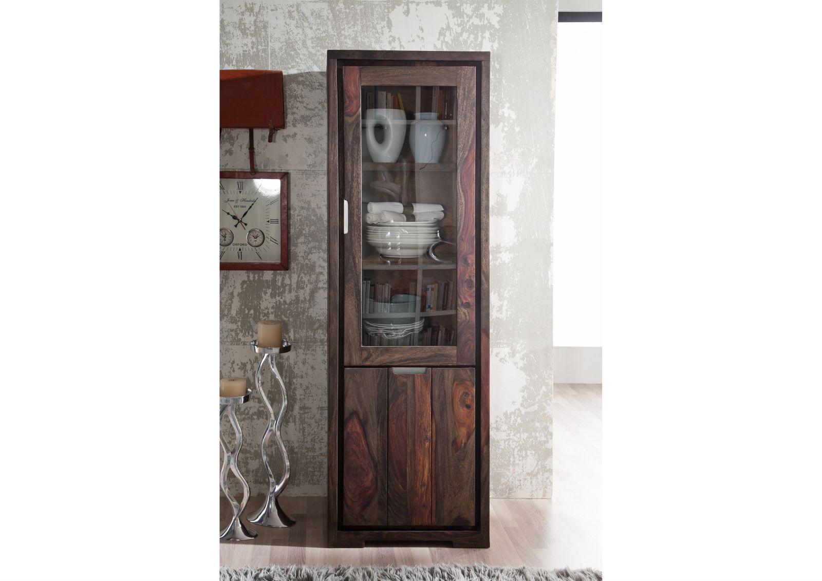 Marvel Modern Sheesham Wood Showcase Cabinet #2 - Duraster