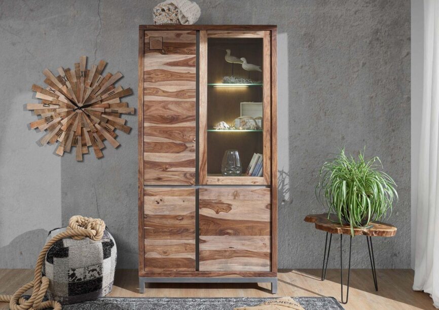 Thar Sheesham Wood Modern Cabinet - Duraster
