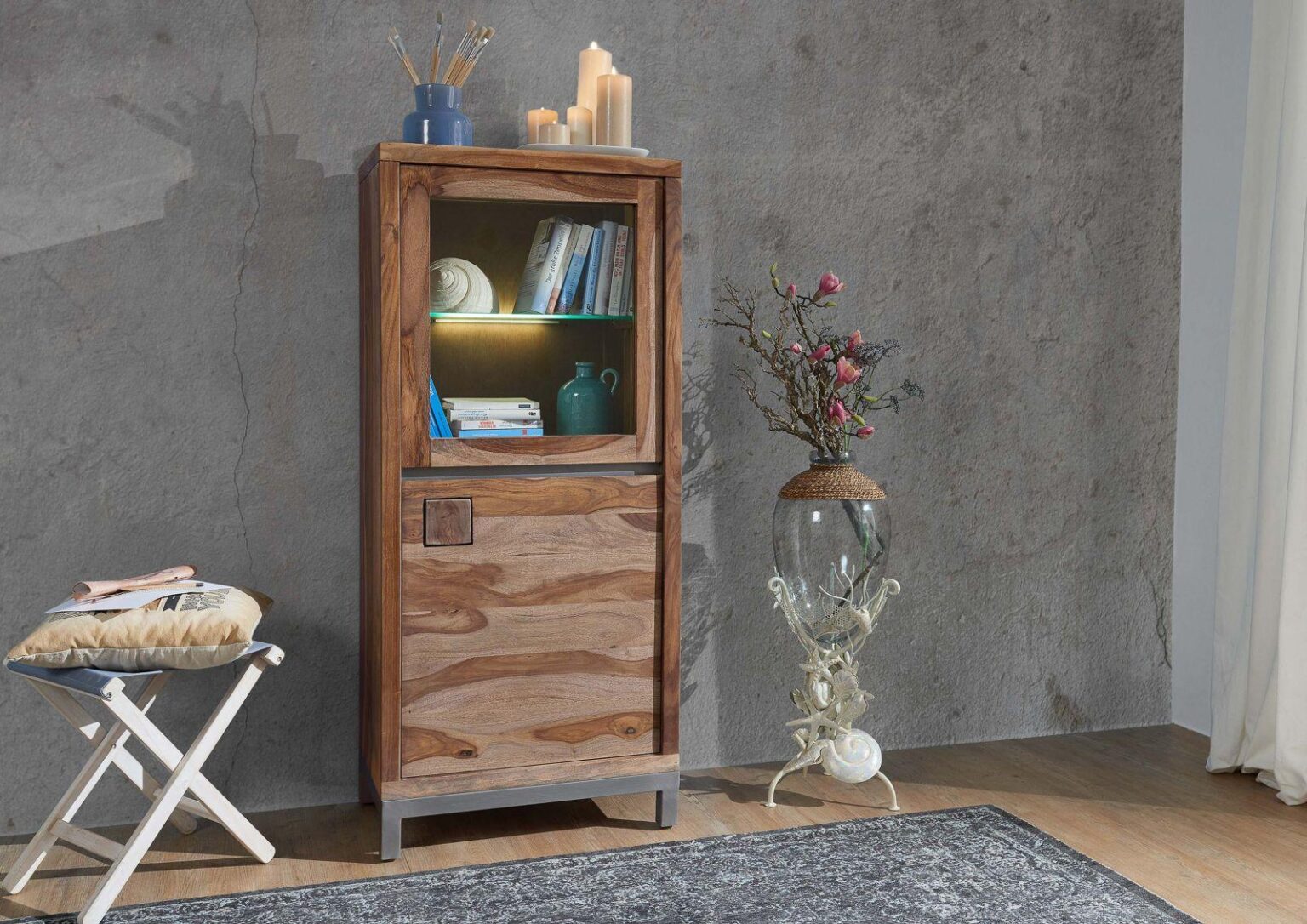 Thar Elegant Showcase Cabinet - Duraster