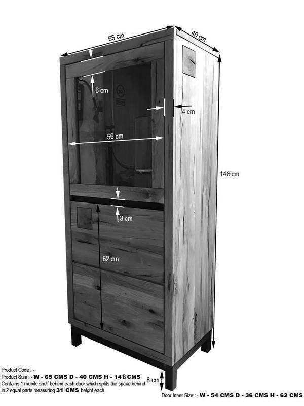 Thar Elegant Showcase Cabinet - Duraster