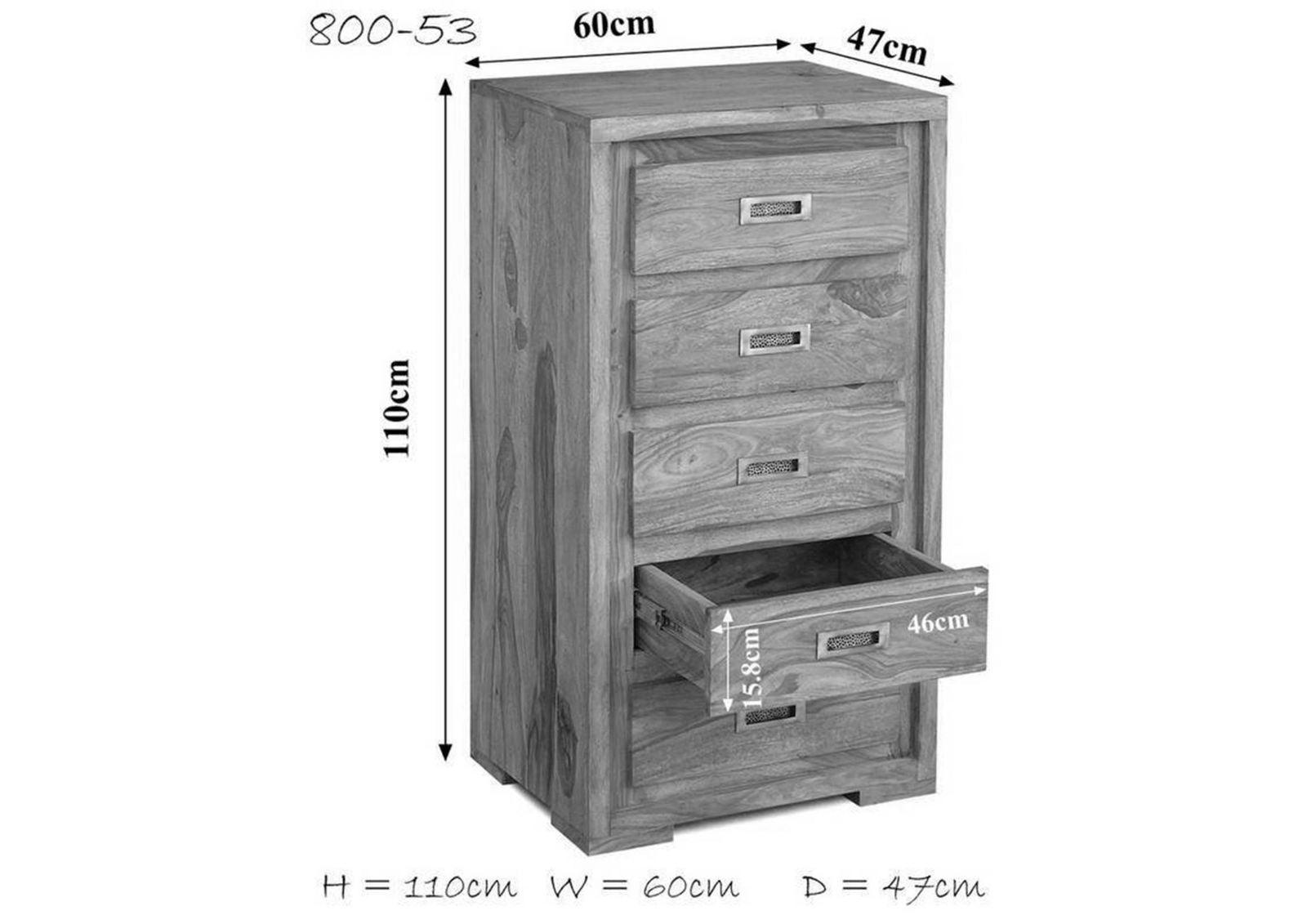 Nature Stylish Sheesham Dresser Cabinet #4 - Duraster