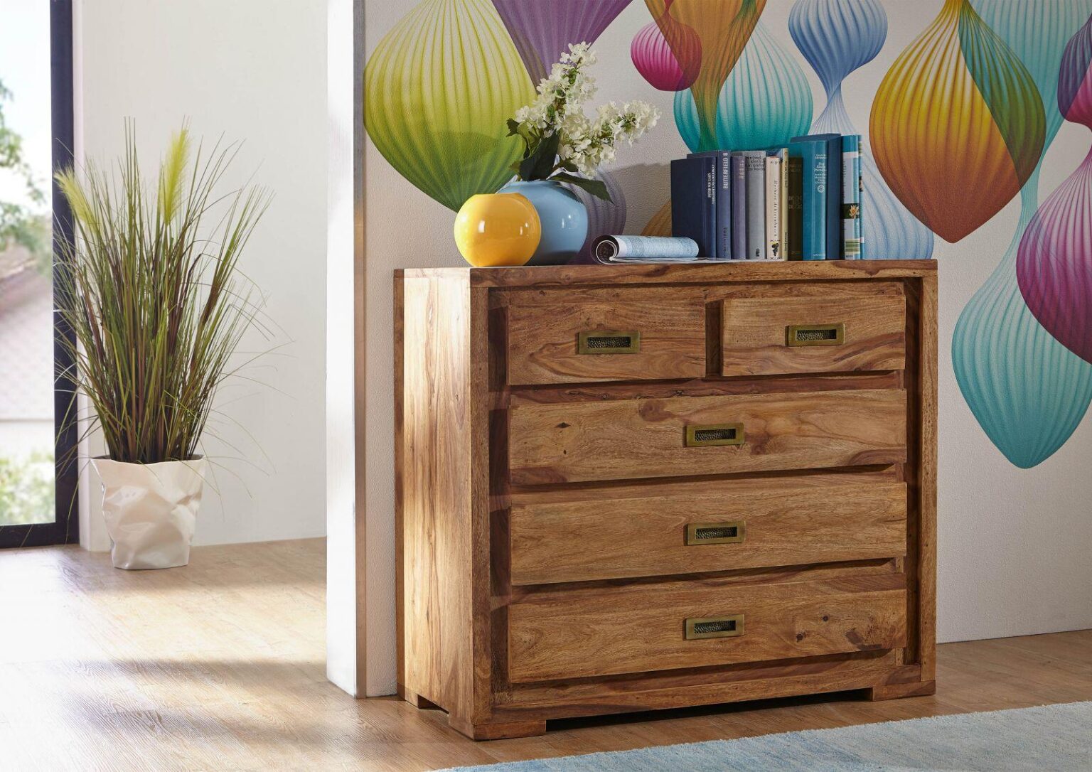 Nature Modern Sheesham Dresser Cabinet #2 - Duraster