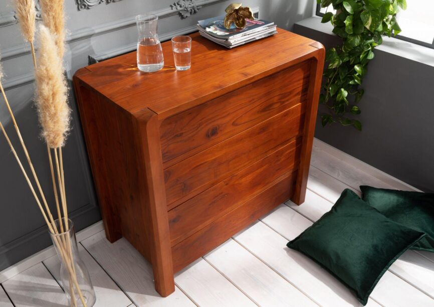 Osian Acacia Modern Style Wide Dresser - Duraster
