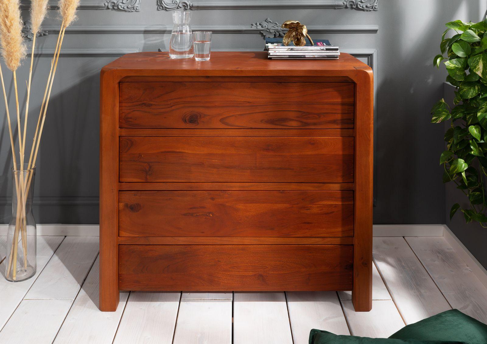 Osian Acacia Modern Style Wide Dresser - Duraster