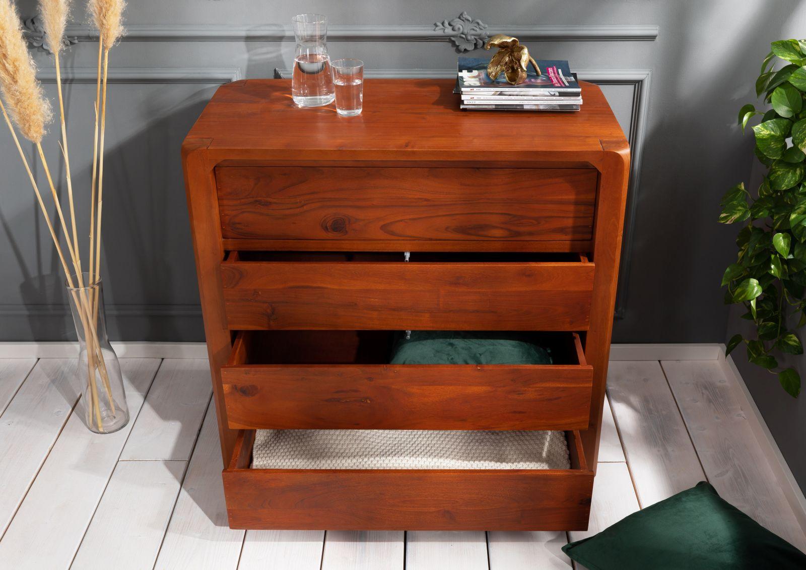 Osian Acacia Modern Style Wide Dresser - Duraster