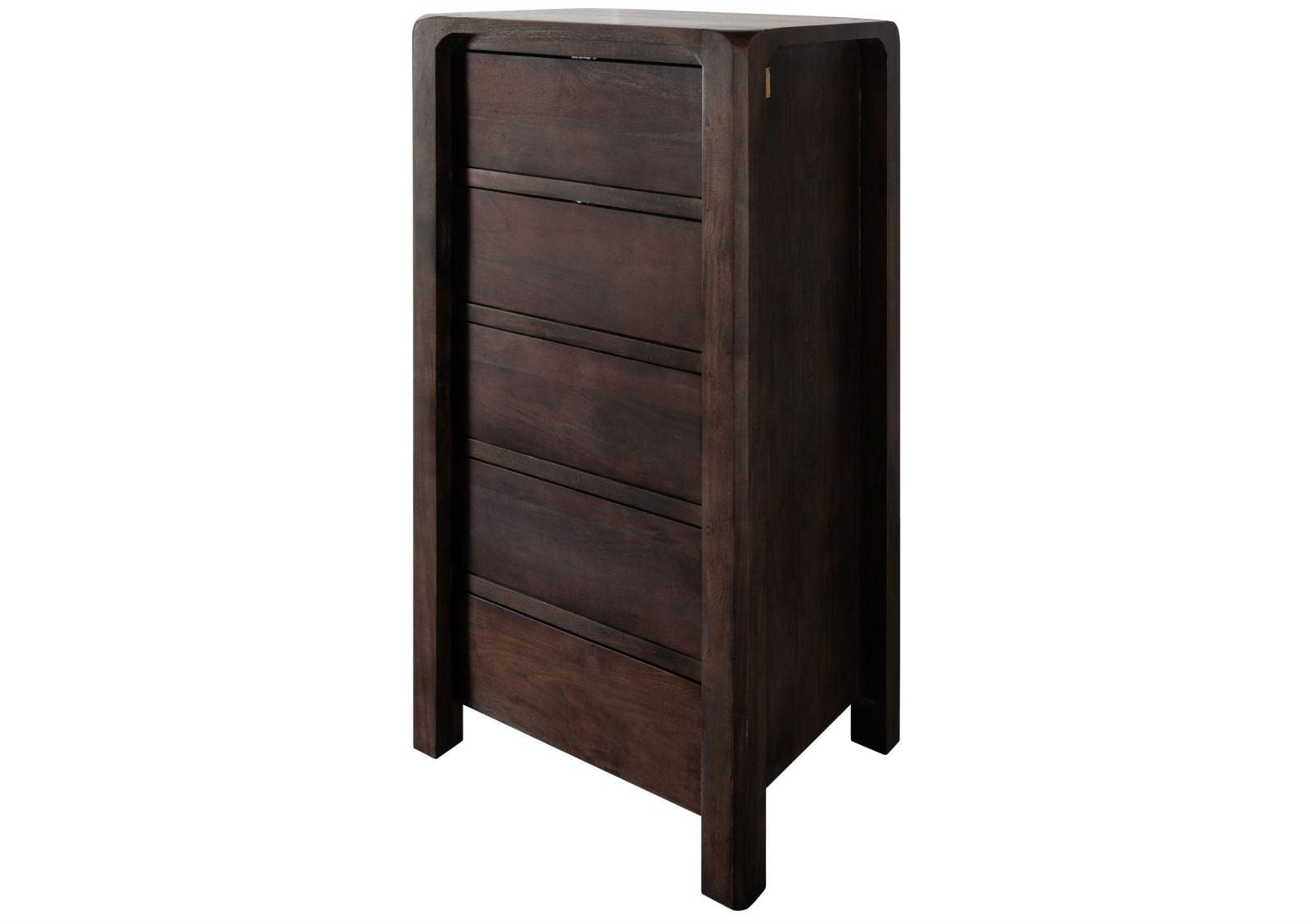 Osian Acacia Elegant Tall Dresser - Duraster