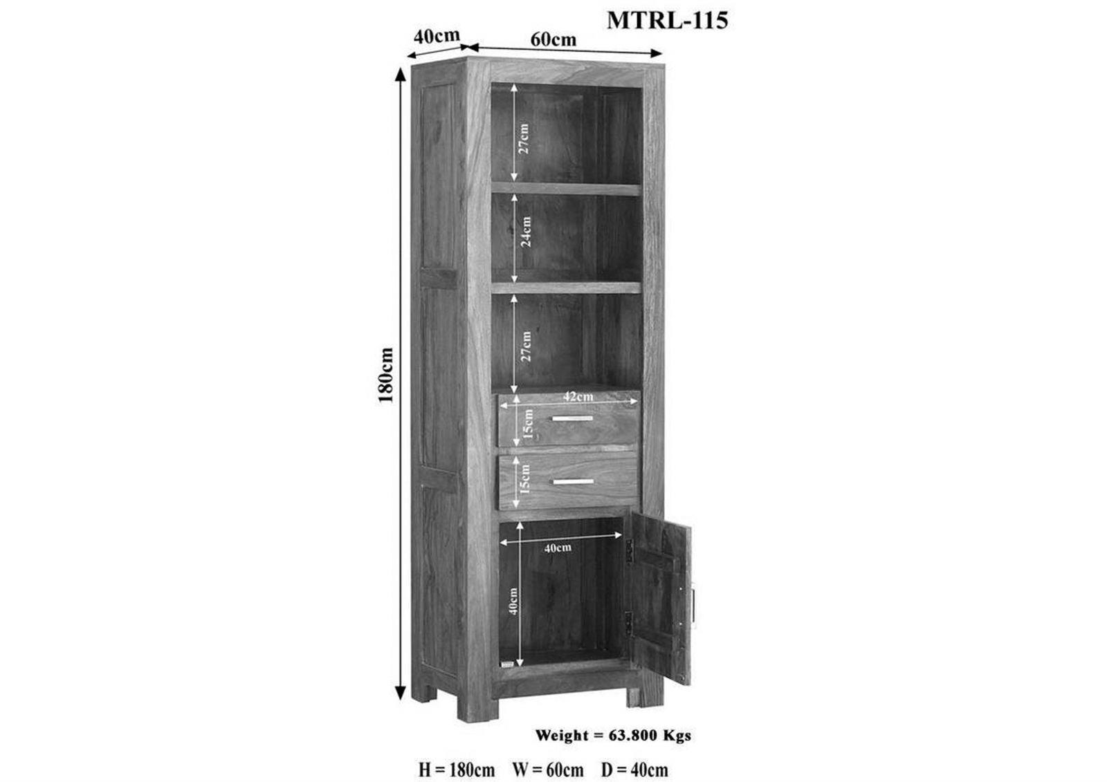 Gangaur Modern Sheesham Shelf #2 - Duraster