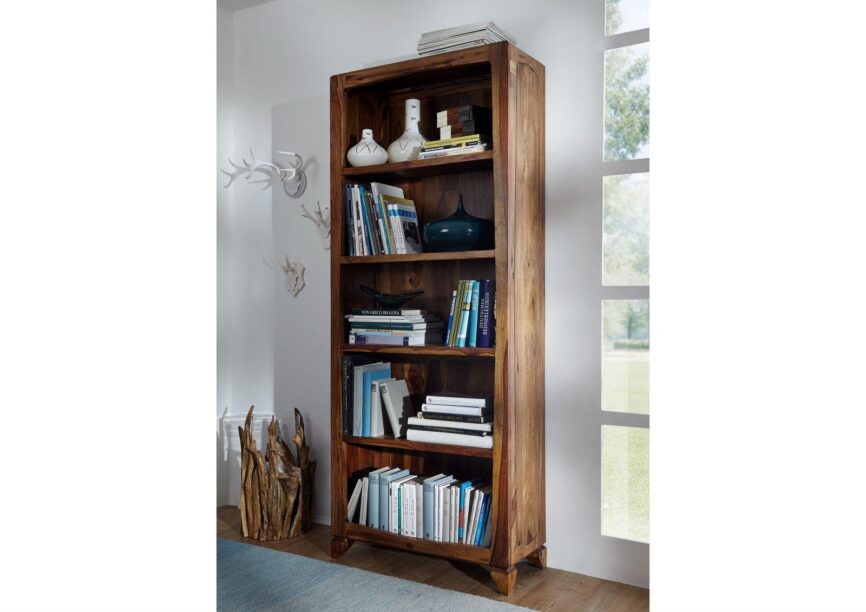 Urbane Sheesham Solid Wood Modern Shelf - Duraster