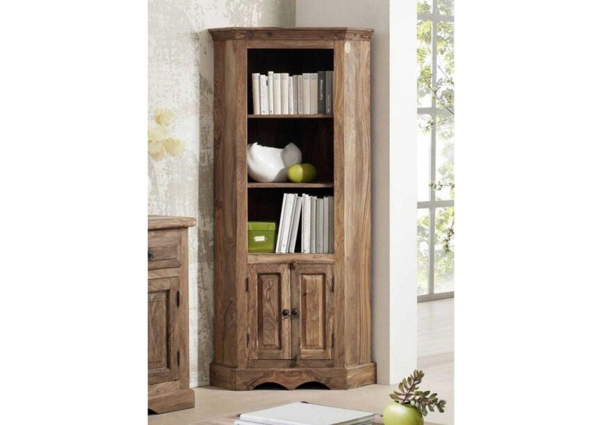 Victoria Elegant Sheesham Corner Shelf #2 - Duraster