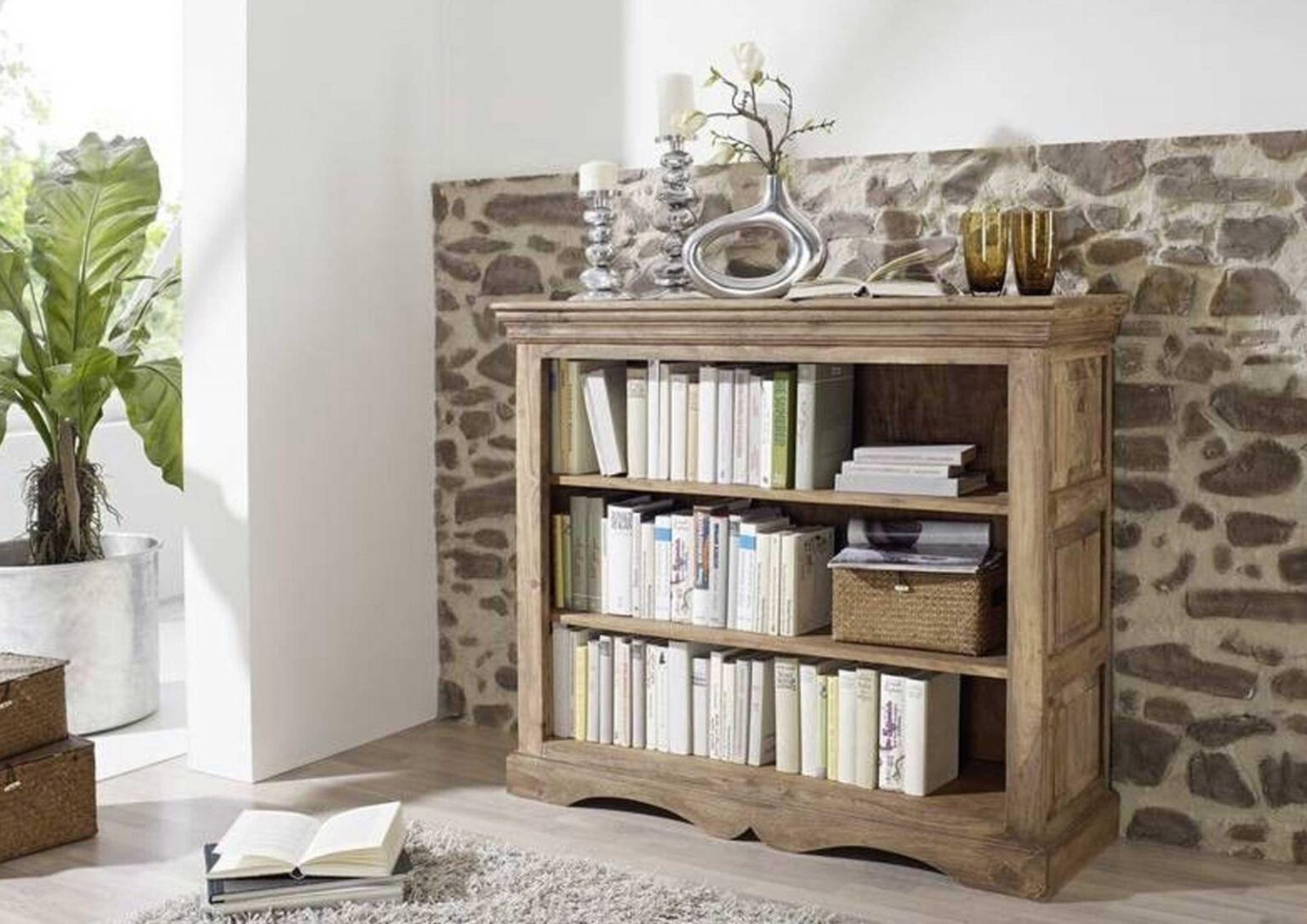 Victoria Primitive Sheesham wide shelf #3 - Duraster