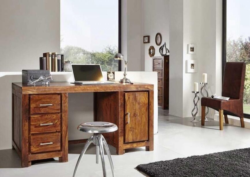 Metro Newlook Sheesham Desk - Duraster