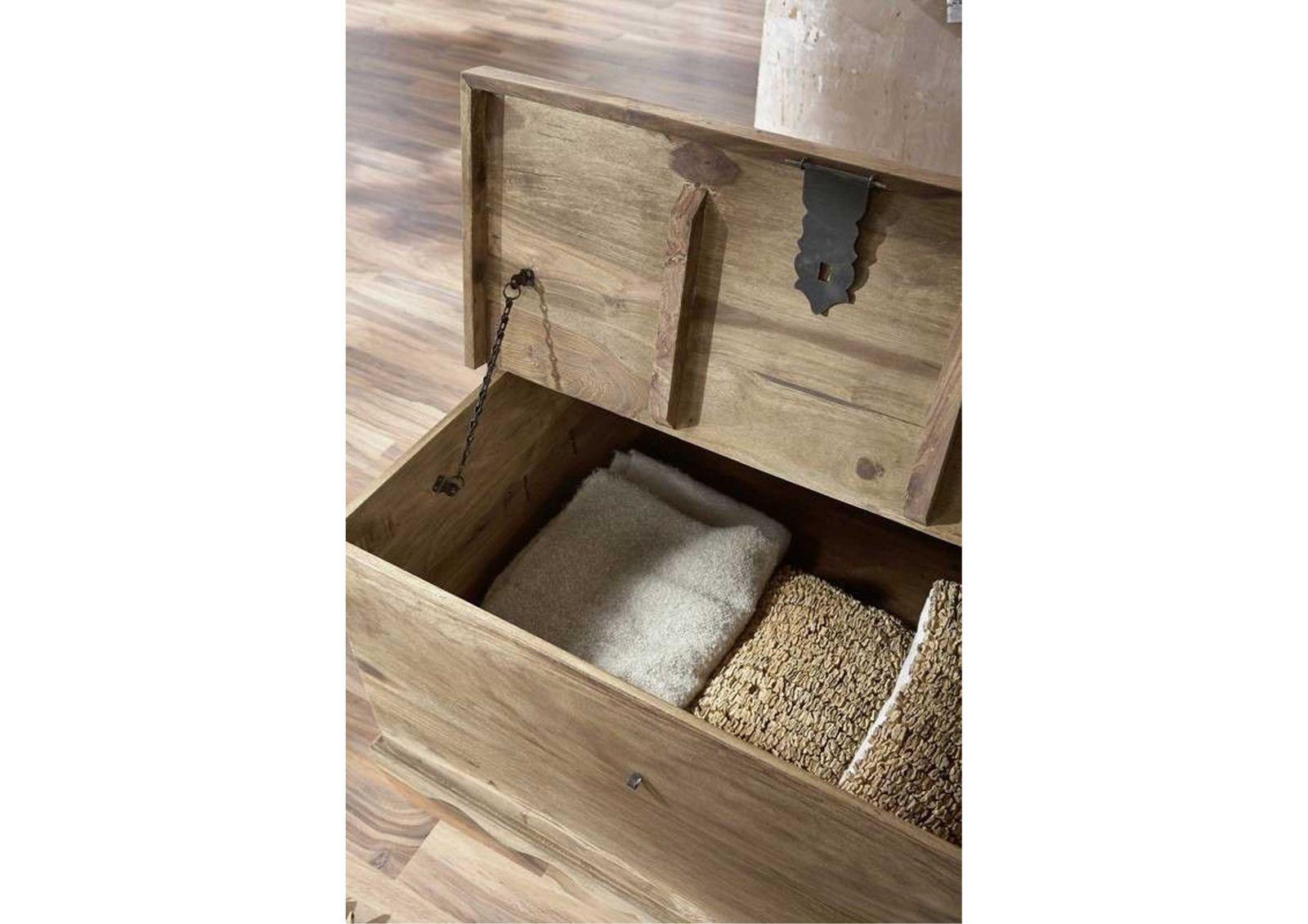 Victoria Elegant Sheesham Chest Coffee Table with storage #1 - Duraster