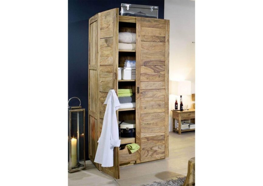 Nature Exclusive Sheesham Wardrobe Cabinet #1 - Duraster