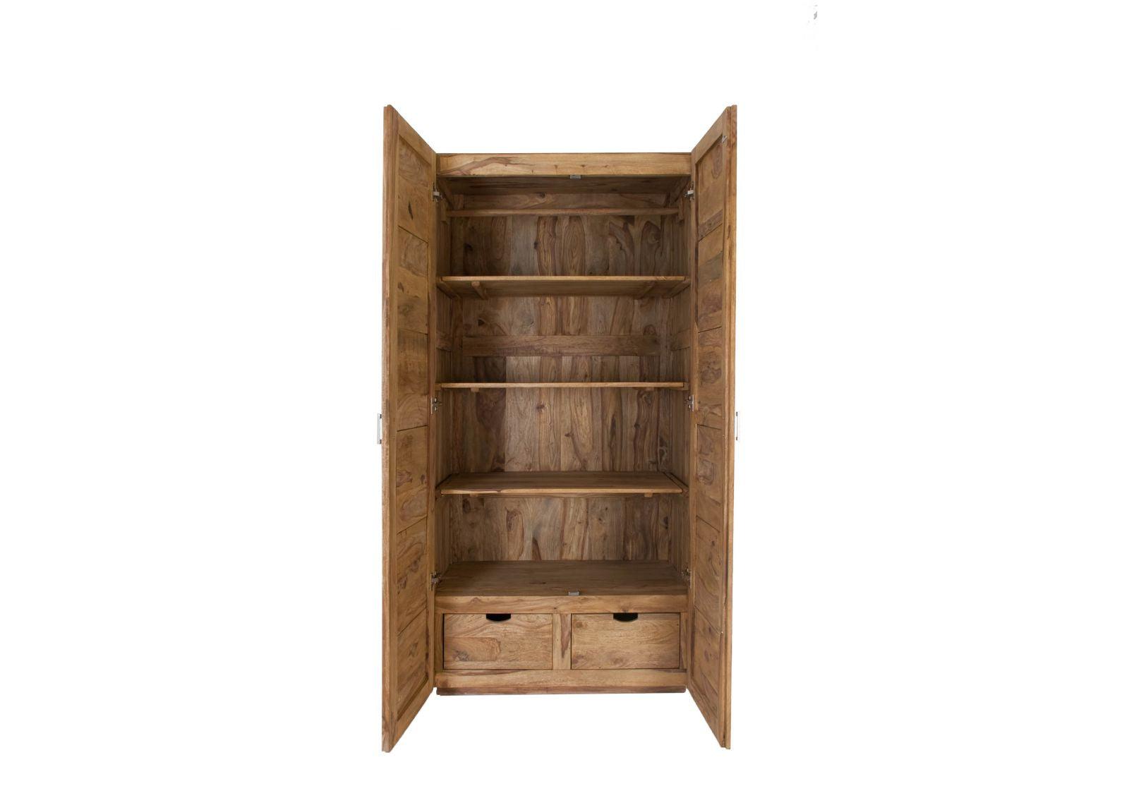 Nature Exclusive Sheesham Wardrobe Cabinet #1 - Duraster