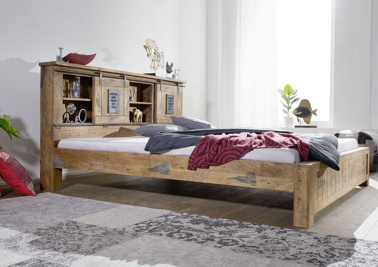 Locomo Industrial Style Solid Wood Bed #1 - Duraster