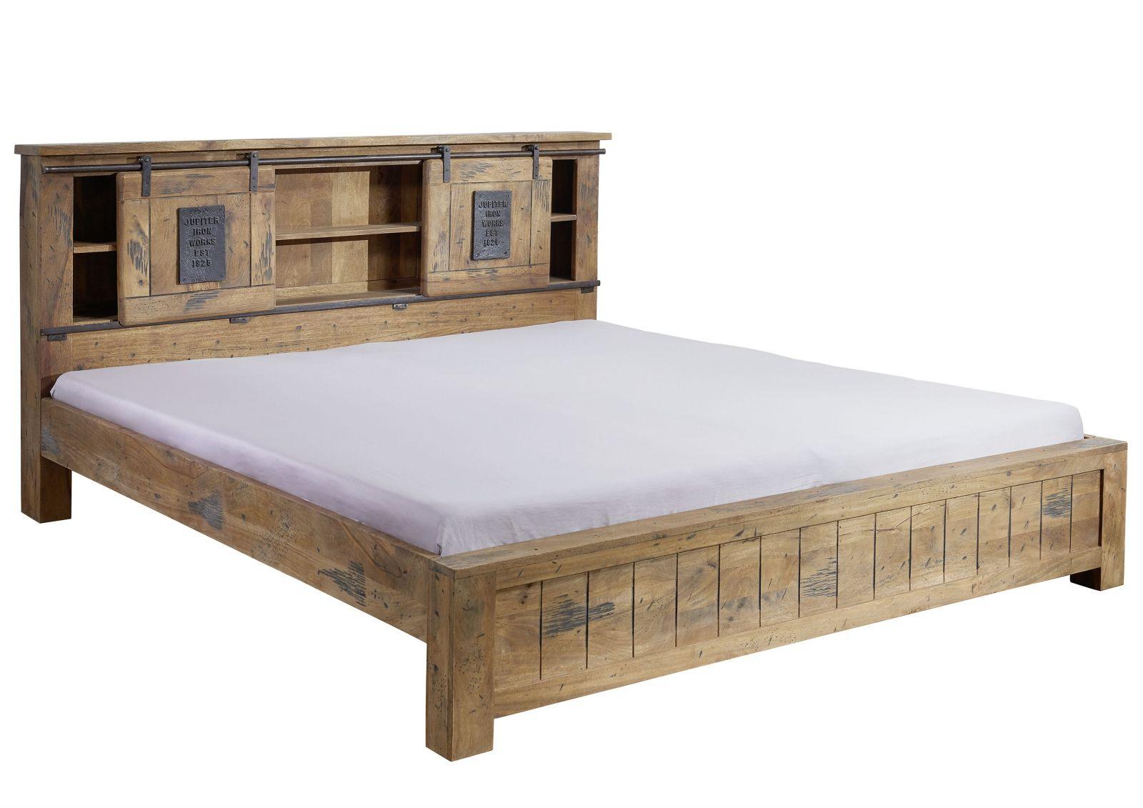 Locomo Industrial Style Solid Wood Bed #1 - Duraster