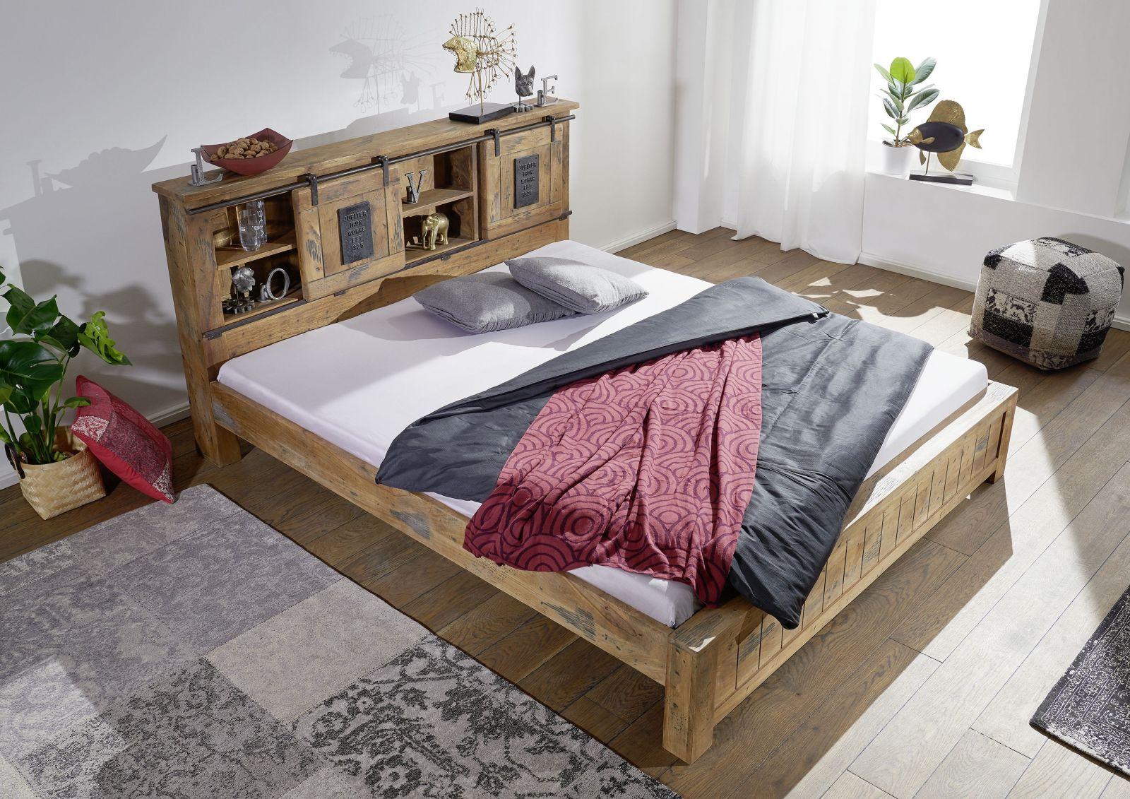 Locomo Industrial Style Solid Wood Bed #1 - Duraster