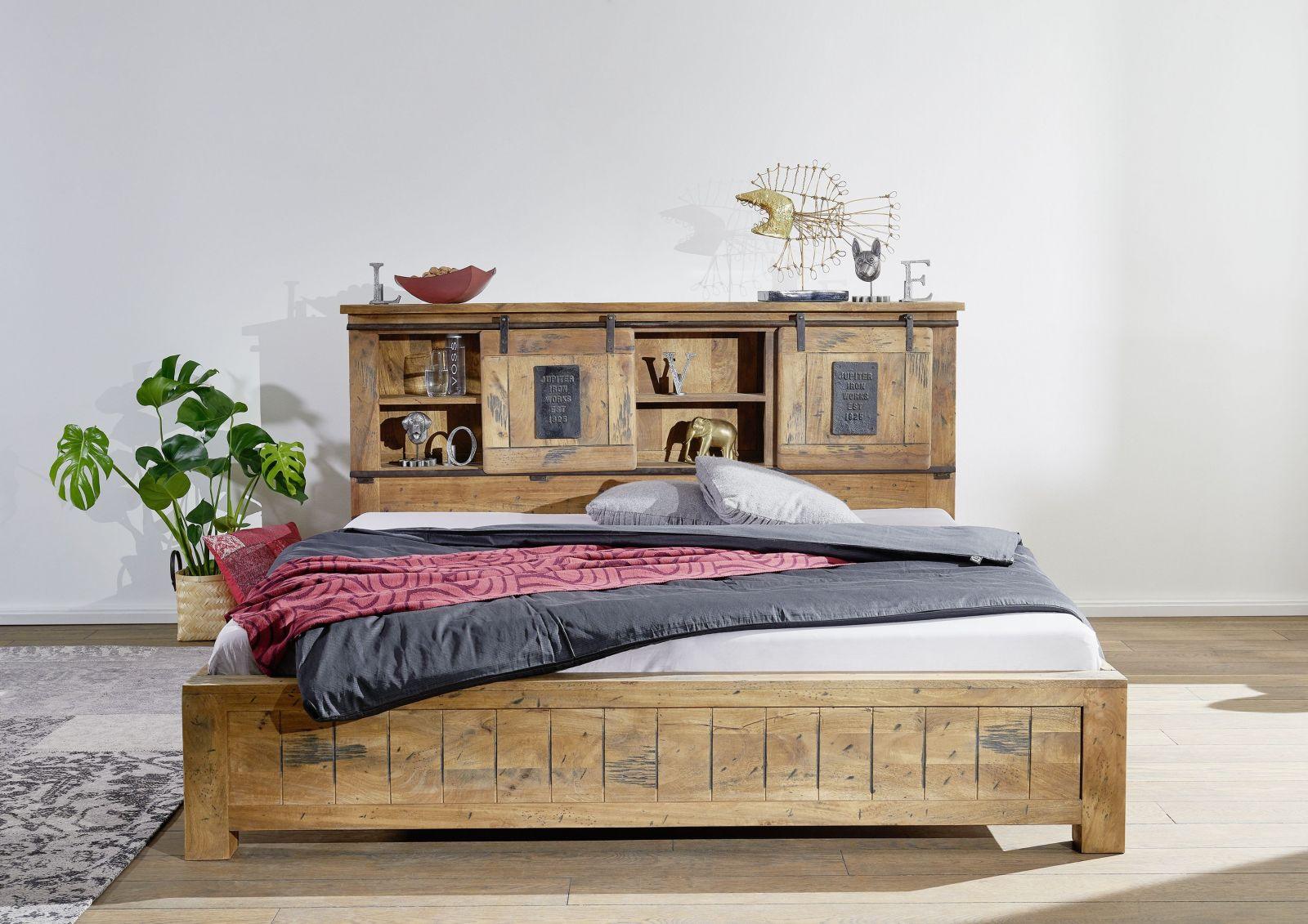 Locomo Industrial Style Solid Wood Bed #1 - Duraster