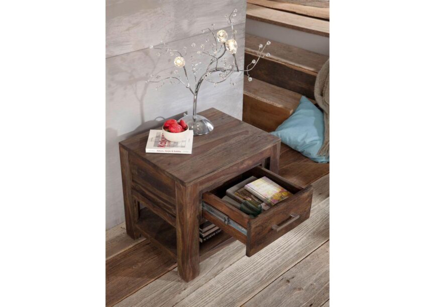 Gangaur Sleek Sheesham bedside Table - Duraster