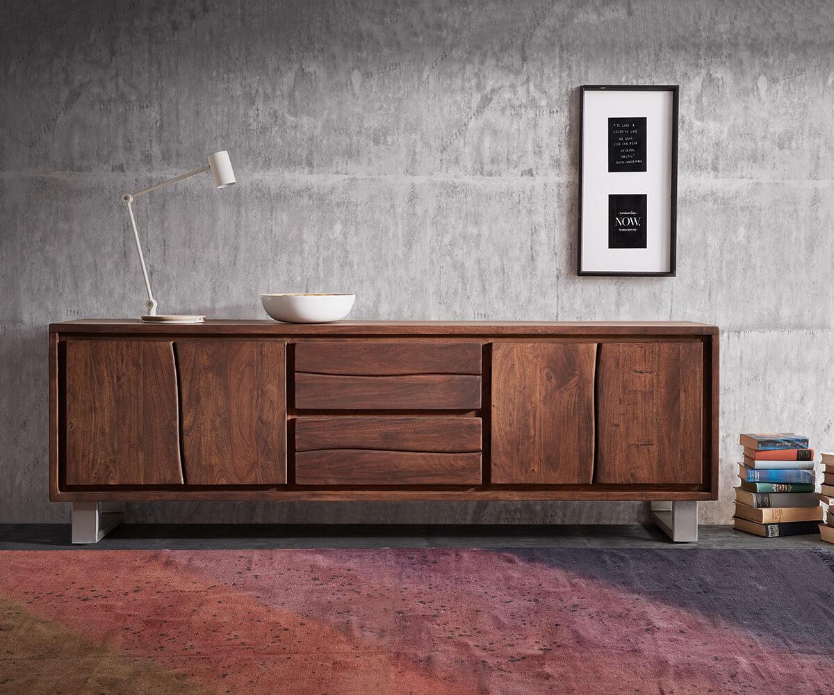 MassivTV stand Live-Edge acacia brown#14 - Duraster
