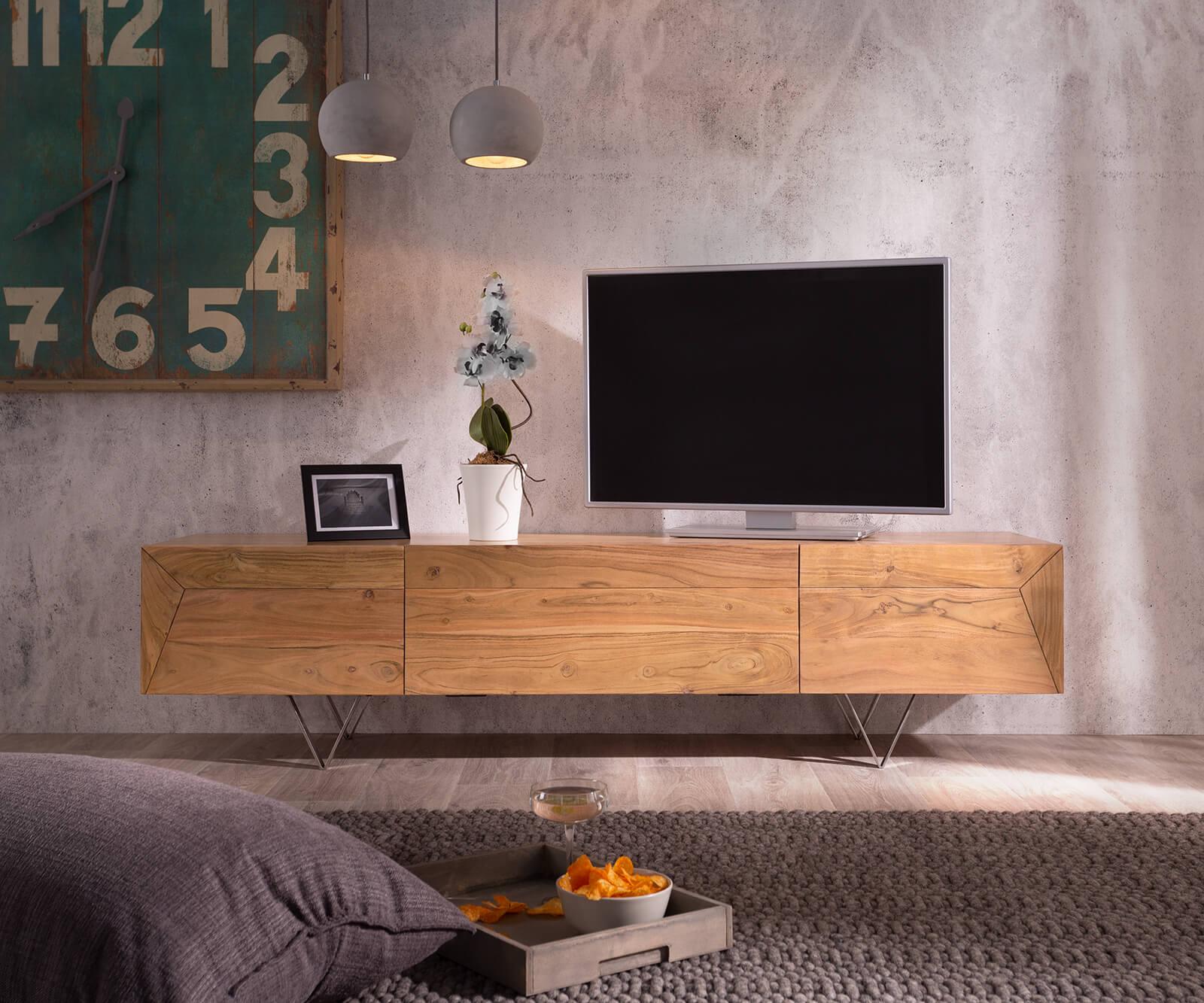 Massiv TV stand Wyatt acacia nature #3 - Duraster