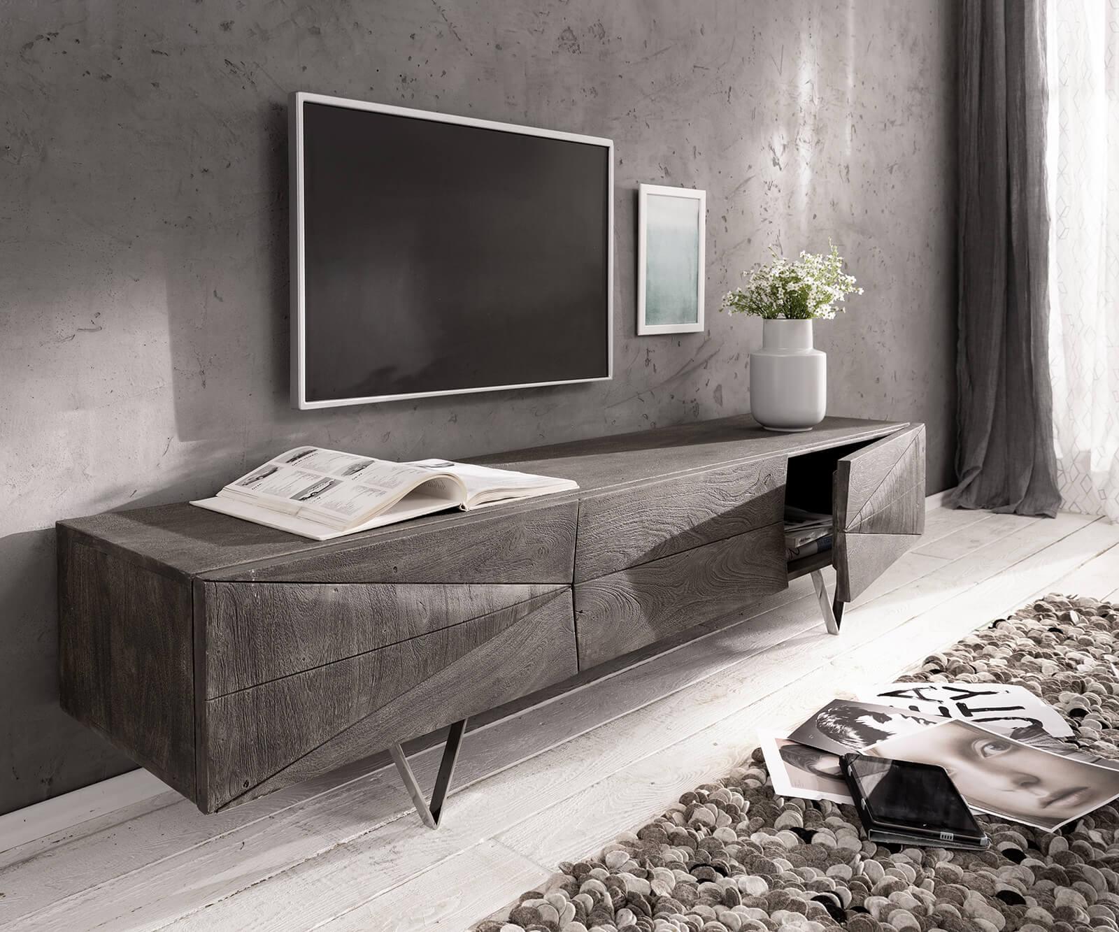 Mssiv TV stand Wyatt acacia platinum#1 - Duraster