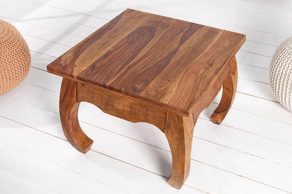 opium coffee table sheesham 60 cm - Duraster