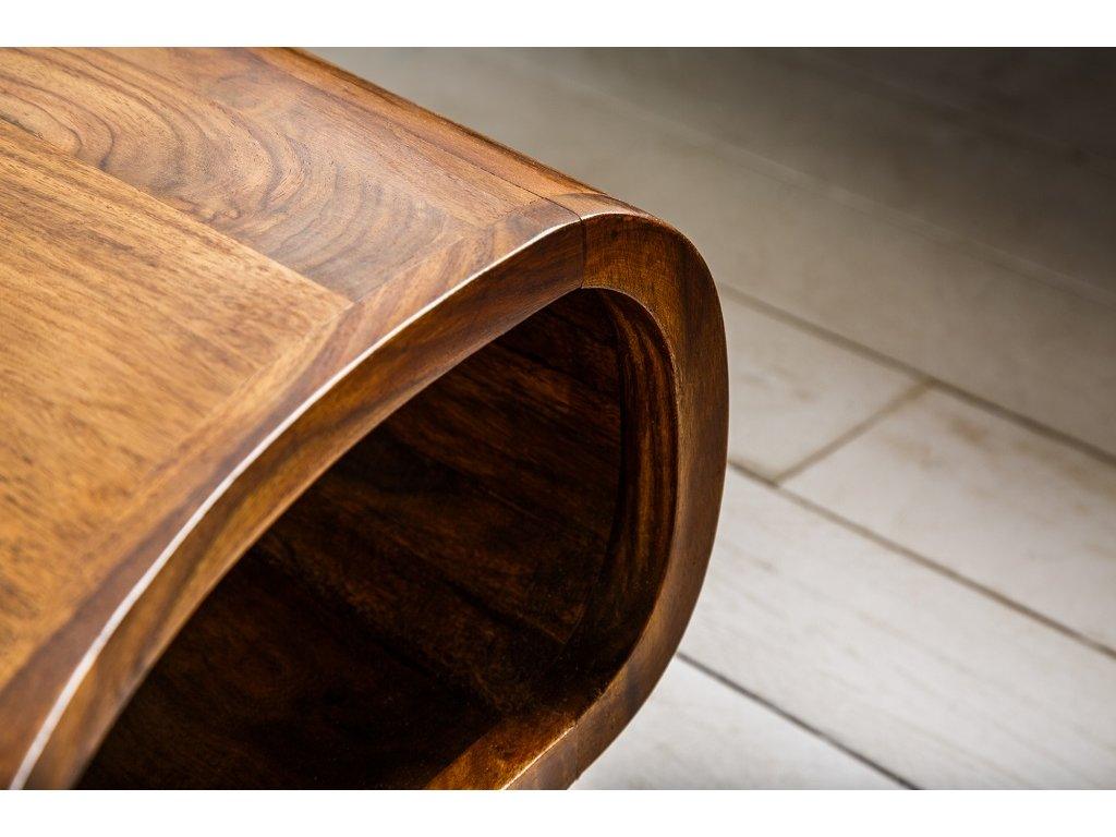 Massive Sheesham coffee table Gabriel 90 x 90 cm - Duraster